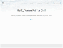 Tablet Screenshot of primalskill.com